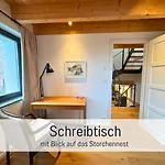 Apartment Landloft Linum - Ausgebaute Scheune Mit Aussicht, Naturpool, Kamin, Sauna, Luxusausbau, Handverlesene Midcentury Moebel & Kunst *