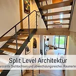 Landloft Linum - Ausgebaute Scheune Mit Aussicht, Naturpool, Kamin, Sauna, Luxusausbau, Handverlesene Midcentury Moebel & Kunst * Fehrbellin