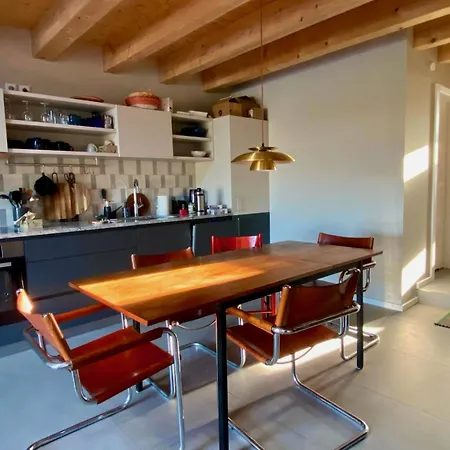 Landloft Linum - Ausgebaute Scheune Mit Aussicht, Naturpool, Kamin, Sauna, Luxusausbau, Handverlesene Midcentury Moebel & Kunst *