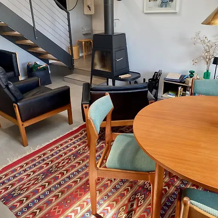 Landloft Linum - Ausgebaute Scheune Mit Aussicht, Naturpool, Kamin, Sauna, Luxusausbau, Handverlesene Midcentury Moebel & Kunst *