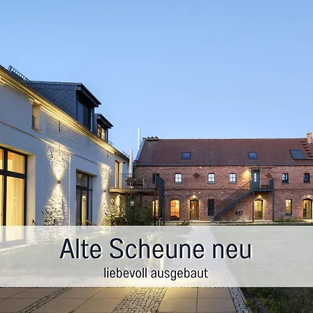 Apartament Landloft Linum - Ausgebaute Scheune Mit Aussicht, Naturpool, Kamin, Sauna, Luxusausbau, Handverlesene Midcentury Moebel & Kunst