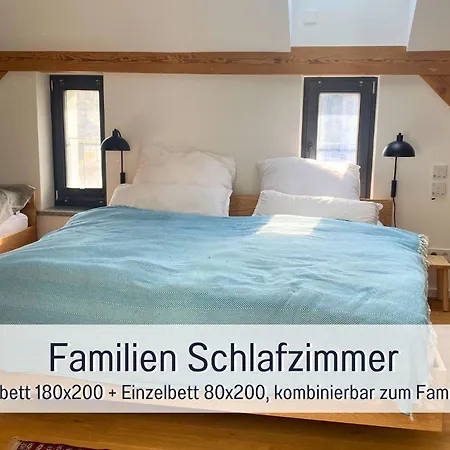 Appartamento Landloft Linum - Ausgebaute Scheune Mit Aussicht, Naturpool, Kamin, Sauna, Luxusausbau, Handverlesene Midcentury Moebel & Kunst Fehrbellin