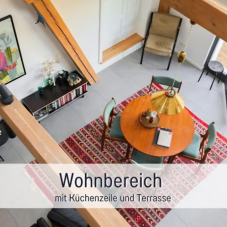 Landloft Linum - Ausgebaute Scheune Mit Aussicht, Naturpool, Kamin, Sauna, Luxusausbau, Handverlesene Midcentury Moebel & Kunst Apartament