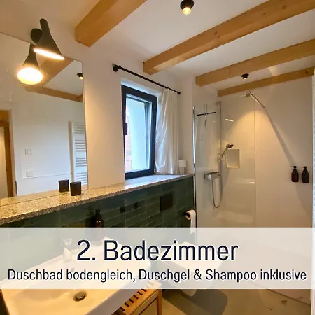 Landloft Linum - Ausgebaute Scheune Mit Aussicht, Naturpool, Kamin, Sauna, Luxusausbau, Handverlesene Midcentury Moebel & Kunst Appartamento