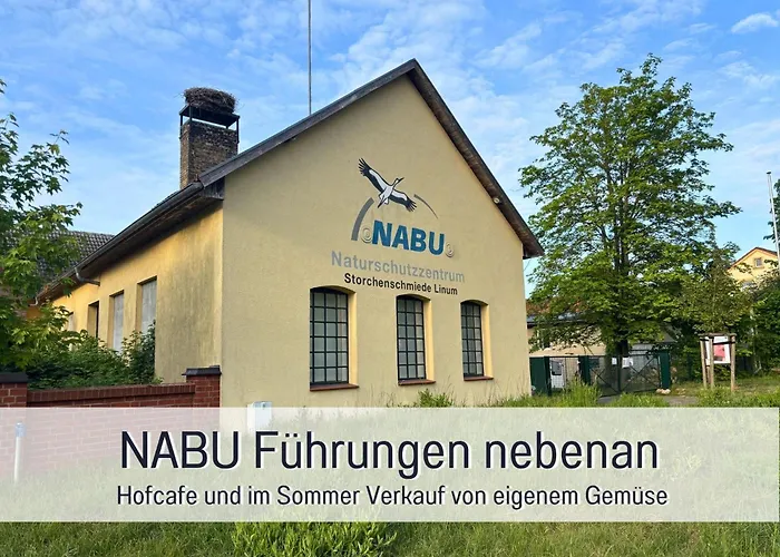 Landloft Linum - Ausgebaute Scheune Mit Aussicht, Naturpool, Kamin, Sauna, Luxusausbau, Handverlesene Midcentury Moebel & Kunst *