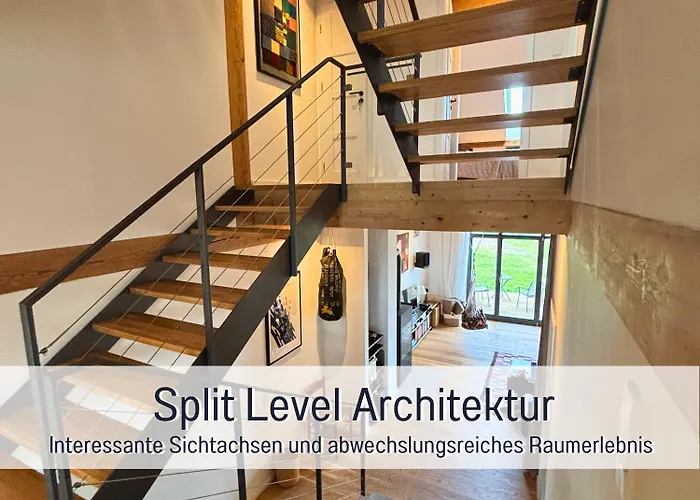 Landloft Linum - Ausgebaute Scheune Mit Aussicht, Naturpool, Kamin, Sauna, Luxusausbau, Handverlesene Midcentury Moebel & Kunst * Fehrbellin