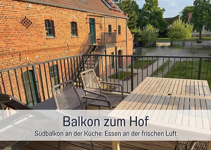 Appartement Landloft Linum - Ausgebaute Scheune Mit Aussicht, Naturpool, Kamin, Sauna, Luxusausbau, Handverlesene Midcentury Moebel & Kunst